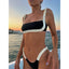 Aubrielle | Tube Top Split Swimsuit