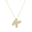 Savannah | Diamond Bubble Letter Necklace