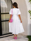 Bethany | Puff Sleeves Dress
