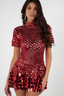Elowyn | High Neck Mini Dress
