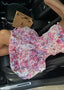 Cecilia | Strapless Floral Dress