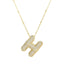 Savannah | Diamond Bubble Letter Necklace