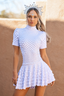 Ximena | High Neck Mini Dress