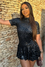 Lennie | High Neck Mini Dress