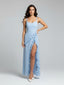 Valentina | Ruffled Slit Maxi Dress