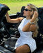 Leah | Ribbed Mini Dress