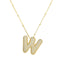 Savannah | Diamond Bubble Letter Necklace