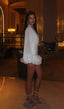Angelina | Lantern Sleeve Mini Dress