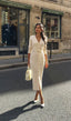 Darcy | Knitted V-Neck Midi Dress