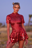 Elowyn | High Neck Mini Dress