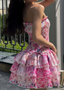 Cecilia | Strapless Floral Dress