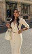 Darcy | Knitted V-Neck Midi Dress