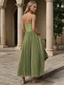 Hayley | Bustier Sleeveless Midi Dress
