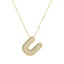 Savannah | Diamond Bubble Letter Necklace