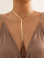 Lilliana | Chain Twist Tassel Necklace