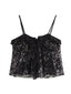 Clarissa | Sequin Halter Top