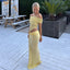 Maisy | Off-Shoulder Mesh Maxi Dress
