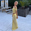 Maisy | Off-Shoulder Mesh Maxi Dress
