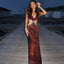 Tiana | Slim-Fit Open Back Cutout Maxi Dress