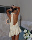 Gianna | Halter Lace Mini Dress
