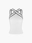 Hannah | Crossed Design Tank Top