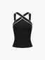 Hannah | Crossed Design Tank Top