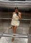 Alana | Flower Mini Dress