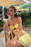 Priya | Golden Rings Mini Dress
