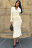 Bonnie | V-Neck Knitted Set
