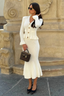 Bonnie | V-Neck Knitted Set