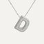Savannah | Diamond Bubble Letter Necklace