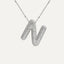 Savannah | Diamond Bubble Letter Necklace