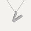 Savannah | Diamond Bubble Letter Necklace