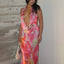 Aviana | Backless Halter Maxi Dress