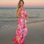 Aviana | Backless Halter Maxi Dress