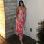 Aviana | Backless Halter Maxi Dress