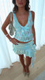 Ivanna | Sequin Halter Tank Top