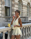 Mirabel | Halter Backless Mini Dress