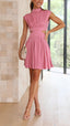 Chloe | High Neck Mini Dress