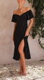Nalani | Butterfly Sleeve Off-Shoulder Maxi Dress