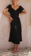 Nalani | Butterfly Sleeve Off-Shoulder Maxi Dress