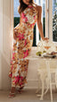 Shannon | Floral Halter Maxi Dress