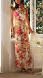 Shannon | Floral Halter Maxi Dress