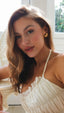 Emery | Gold Seashell Earrings