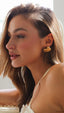 Emery | Gold Seashell Earrings