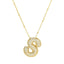 Savannah | Diamond Bubble Letter Necklace