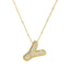 Savannah | Diamond Bubble Letter Necklace