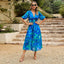Gabriella | V-Neck Printed Dress