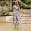 Gabriella | V-Neck Printed Dress