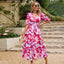 Gabriella | V-Neck Printed Dress